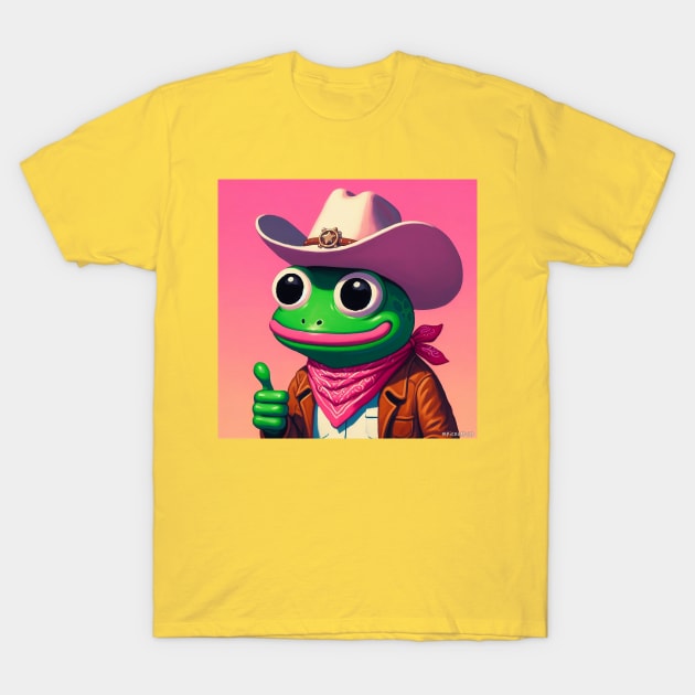 Cowboy Frog T-Shirt by Sketchy